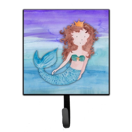 Jensendistributionservices Brunette Mermaid Watercolor Leash or Key Holder MI2088099